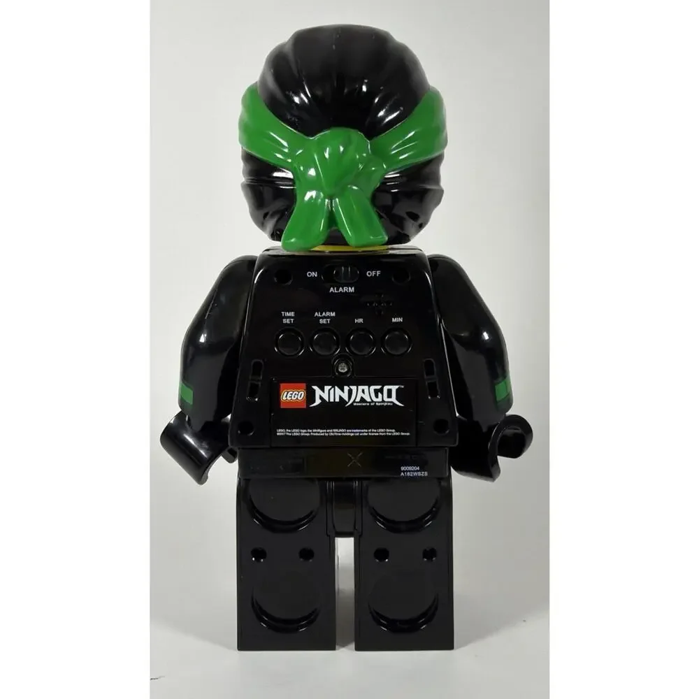 LEGO Ninjago Lloyd Green Ninja Minifigure Alarm Clock - Read